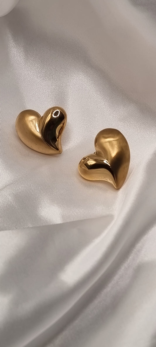 Hollow Heart Earrings