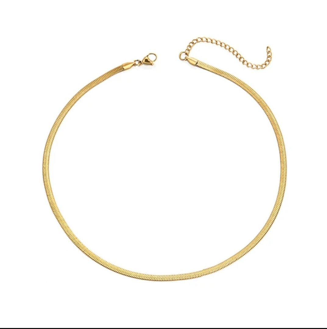 Angela Herringbone Necklace